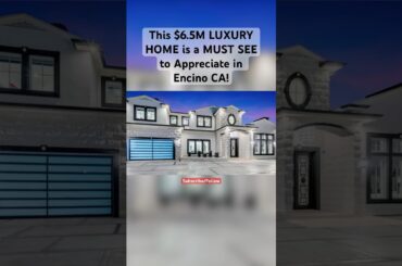 This $6.5M LUXURY HOME is a MUST SEE to Appreciate in Encino CA! #luxuryhomes #hometour #encinohome