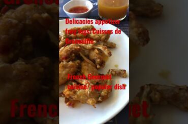 Traditional French Frog legs #French gourmet #Cuisses de Grenouille # Restaurants recipes