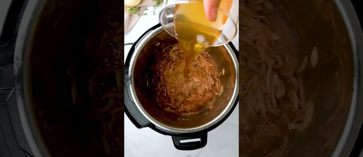 Restaurant-Quality Instant Pot French Onion Soup Recipe #shorts