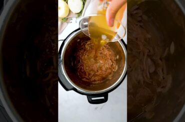 Restaurant-Quality Instant Pot French Onion Soup Recipe #shorts