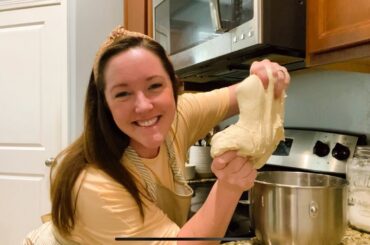 Cook with me dinner from scratch as we bake a sourdough French bread and cook Pumpkin Pasta!