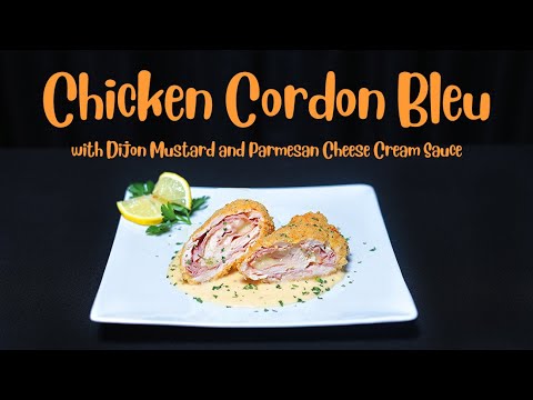 Chicken Cordon Bleu w Dijon Mustard & Parmesan Cheese Cream Sauce Full Video Chicken Cordon Bleu w Dijon Mustard & Parmesan Cheese Cream Sauce Full Video