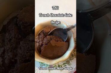 French Life: THE French Chocolate Cake Recipe