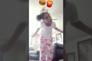 you  whont a Burger if you want a French Bob eating french fries