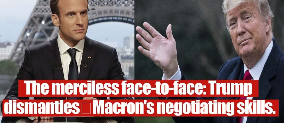 “It was so easy,” Trump mocks Macron’s negotiating skills. “It was so easy,” Trump mocks Macron’s negotiating skills.