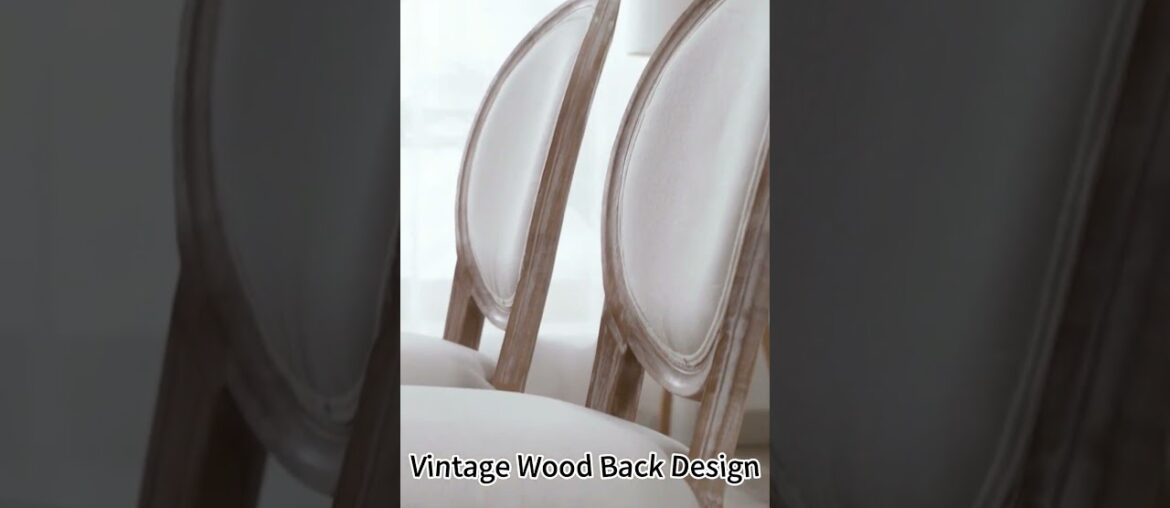 COLAMY Classic French Style Foam Dining Chair