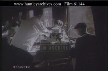 French Railways Dining Car, 1950s - Film 61144