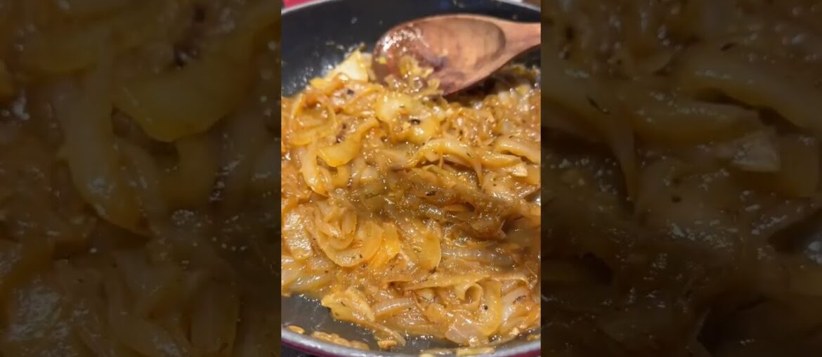 French onion soup meatballs (ingredients description)#foodshorts #viral