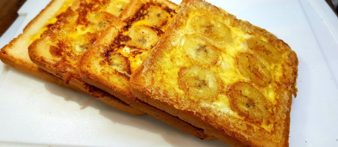 Do you have some bananas at home ? Easy and delicious Banana French Toast recipe