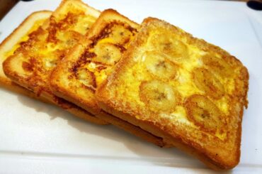 Do you have some bananas at home ? Easy and delicious Banana French Toast recipe