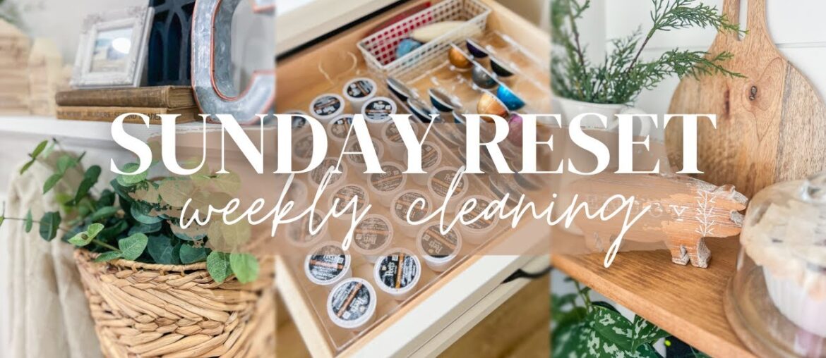 SUNDAY RESET // WEEKLY CLEANING // MEAL PLAN, CLEAN AND COOK WITH ME // CHARLOTTE GROVE FARMHOUSE