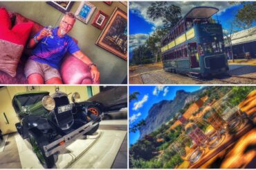 The winelands of Franschoek & some of Stellenbosch. Plus the magnificent Franschhoek Motor Museum.