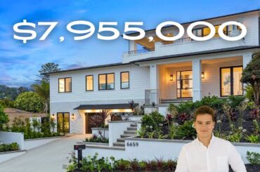 Touring a $7,955,000 New Construction Mansion in La Jolla, CA | Full House Tour