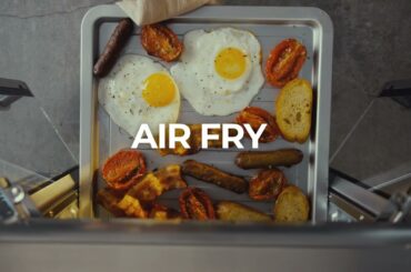 Meet the Gourmia 6-Slice Digital Air Fryer Oven with 19 Presets & Single-Pull French Doors - GTF2440