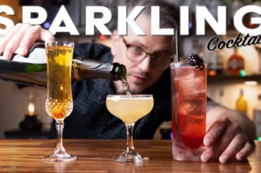 3 celebratory SPARKLING cocktails to jazz up your bubbly!