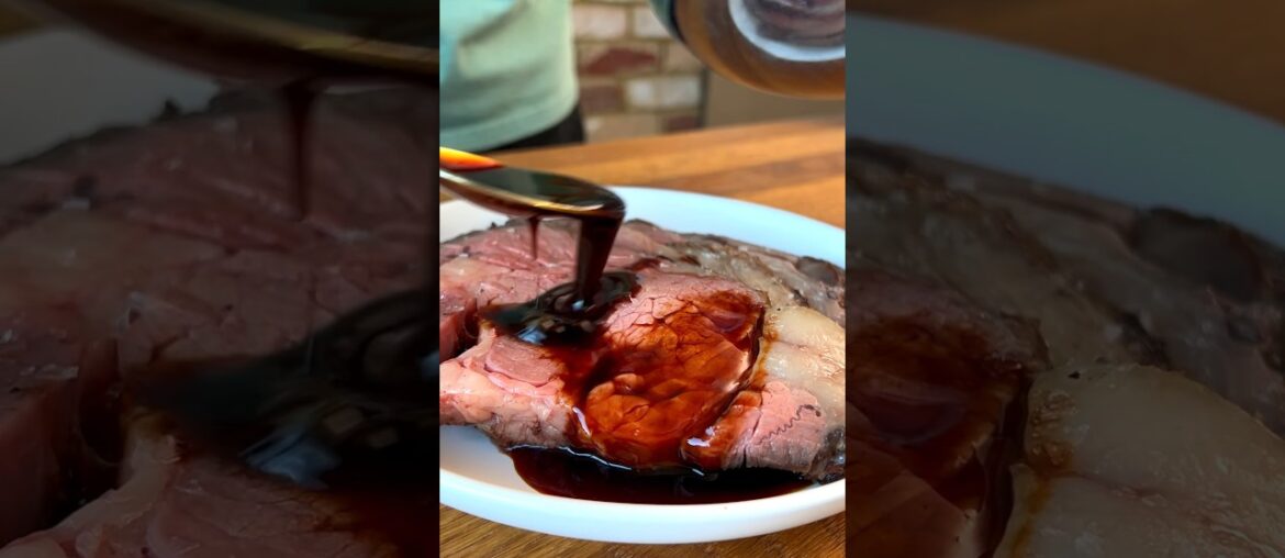 Cooking classics | Roast beef + Red wine jus | #classicfrench #recipe #frenchfood #cooking #food