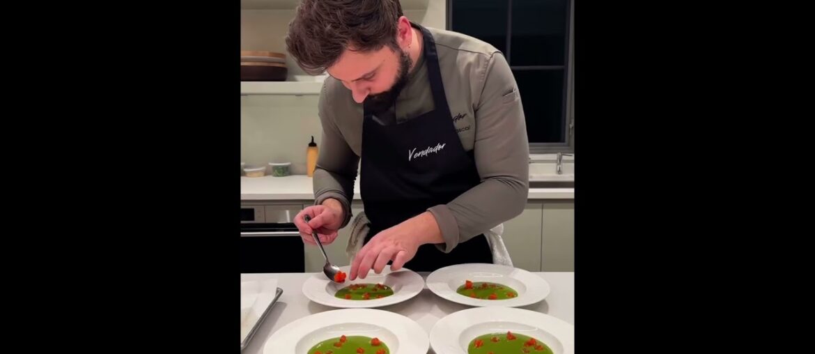 Watercress Veloute #frenchfood #chef #finedining #gourmet