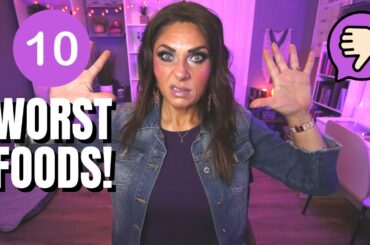 10 WORST FOODS FOR LOSING WEIGHT & ALTERNATIVES - UNHEALTHY FOODS - HOW TO LOSE WEIGHT