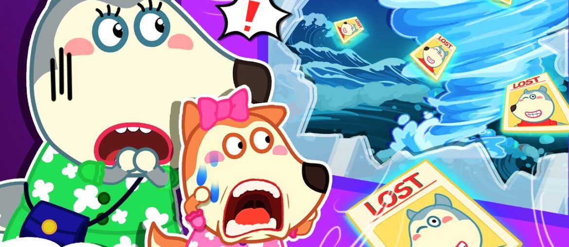 What If Wolfoo Got Lost in an Ocean Mysterious Tornado? Safety Tips For Kids in Natural Disasters