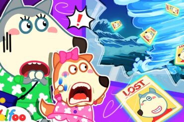 What If Wolfoo Got Lost in an Ocean Mysterious Tornado? Safety Tips For Kids in Natural Disasters