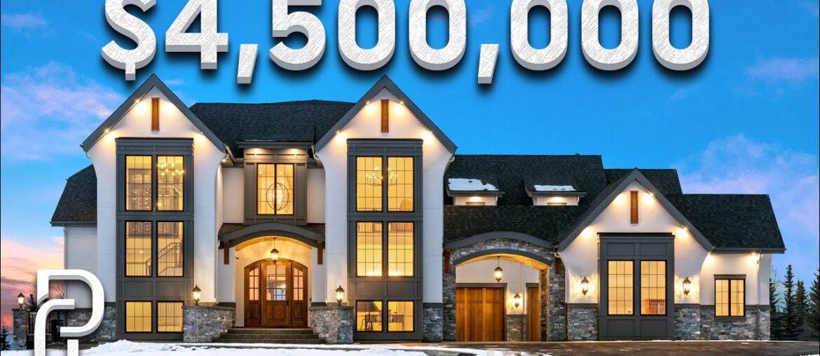 Inside a $4.5M Modern French Mansion in Calgary, Canada! | Propertygrams House Tour Inside a $4.5M Modern French Mansion in Calgary, Canada! | Propertygrams House Tour