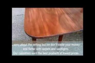 Original Georgian Mahogany Dining Table - beautifully restored and French polished