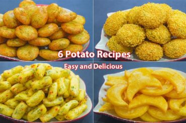 6 Simple and Quick Crispy French Fries Recipes! Potato Chips , Potato Snack, Easy and delicious