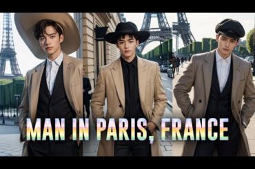 MAN IN PARIS, FRANCE [AI Art Lookbook] #aiart #ailookbook #aimodel