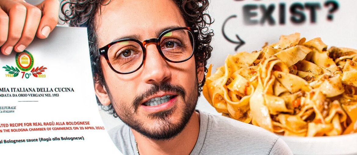 "Spaghetti Bolognese" doesn't exist ! Here's the real Italian recipe from Bologna