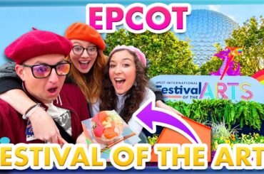 EVERYTHING at EPCOT's Festival of the Arts: Skittles Cake & Salmon Mousse?