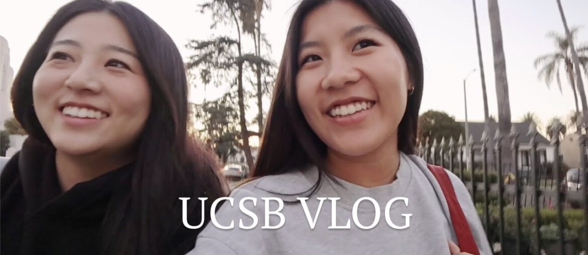 UCSB VLOG : first week of winter quarter, wine night, and LA day trip