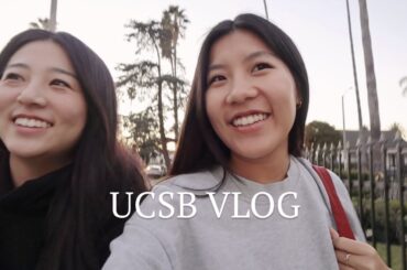 UCSB VLOG : first week of winter quarter, wine night, and LA day trip