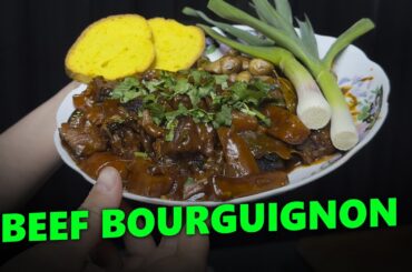 Beef Bourguignon  The Most Comforting Classic French Stew! CARMANA