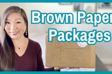 Wintery delights: Brown Paper Packages | Vanilla Ice | December 2023 / January 2024