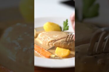 Chicken Alfredo with a French Touch #shorts #recipe #youtubeshorts #cuisine #video #food #