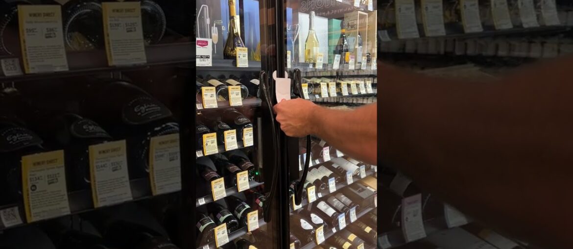 Modern Store Equipment Wine Sellers Unlock with Key Card Modern Store Equipment Wine Sellers Unlock with Key Card