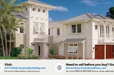 Under Construction Luxury Home MANGROVE BAY Naples Florida homes for sale Presented by Steven Chase.