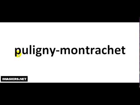 How To Pronounce French Wine # puligny montrachet How To Pronounce French Wine # puligny montrachet