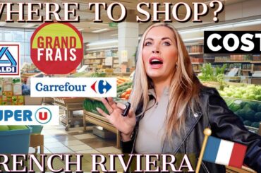 French Riviera Grocery Prices 2024 | Supermarket Shopping Spree
