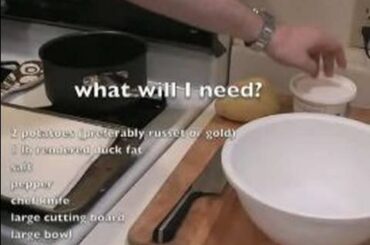 Gourmet Duck Fat French Fries Recipe : Ingredients for Gourmet Duck Fat French Fries