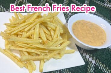 French Fries | Crispy French Fries Recipe | How To Make French Fries With Deep Sauce