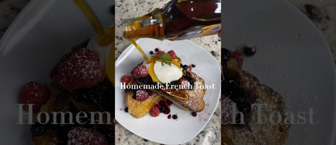 Challah French toast. First attempt at Challah bread. # #frenchtoastrecipe #breakfast