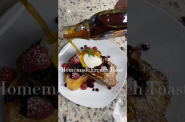 Challah French toast. First attempt at Challah bread. # #frenchtoastrecipe #breakfast