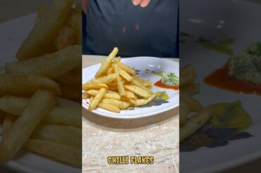 Crispy French fries in 60 sec  #shorts #frenchfries