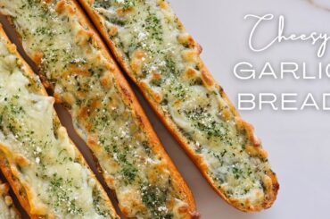 Cheesy Garlic Bread | You won't go back to store-bought after this one! | ASMR Baking