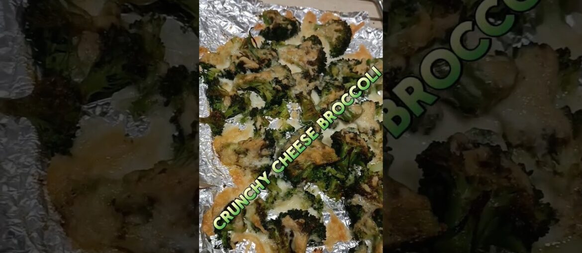 Crispy Smashed Cheese Broccoli| 10 min Easy broccoli recipe| Cheese and broccoli #broccolirecipes