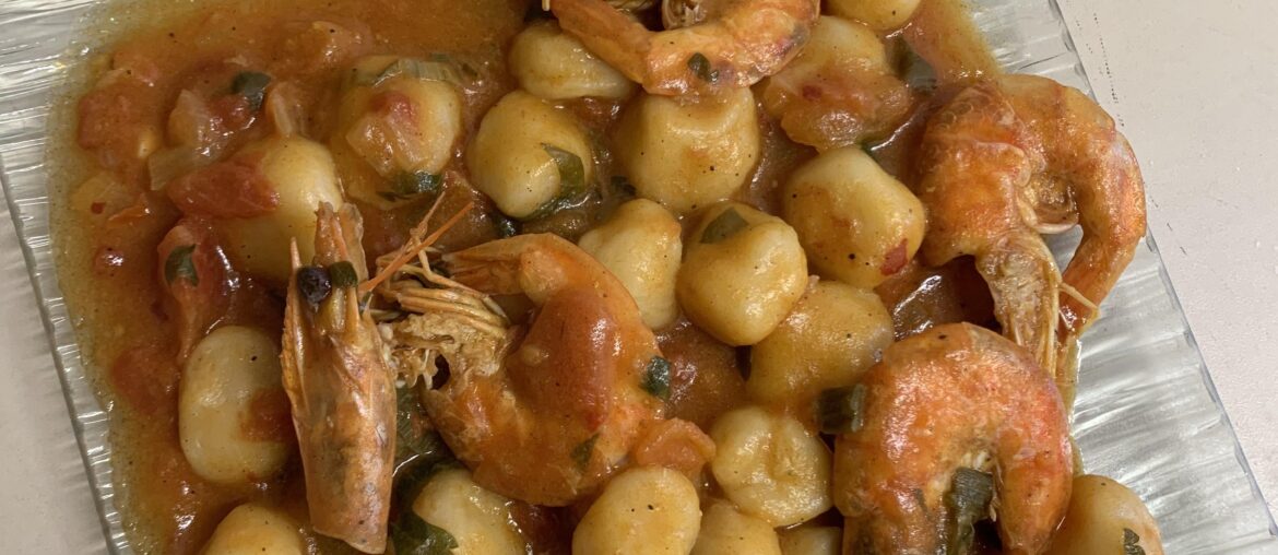 Dombrés aux crevettes (Typique Guadeloupe)
