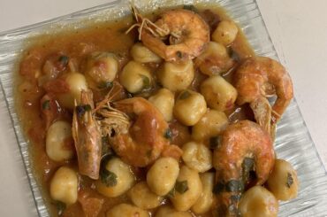 Dombrés aux crevettes (Typique Guadeloupe)