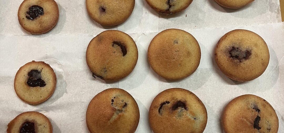 Financiers à la cerise