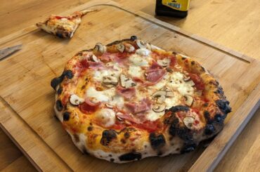 2ème essai du four à pizza